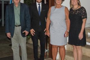 El Embajador junto a su par de Brasil, con sus respectivas esposas